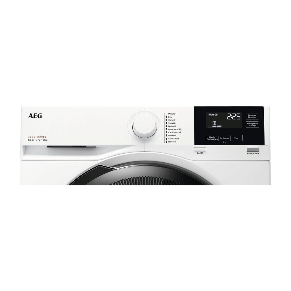 Asciugatrice AEG TR7HG8C, a pompa di calore, 8 kg, profondit&agrave; 63,8 cm,&nbsp; funzione refresh MixDry,&nbsp; Eco, Stiro facile, Classe C - PRMG GRADING RKBN - 15%, image number 14
