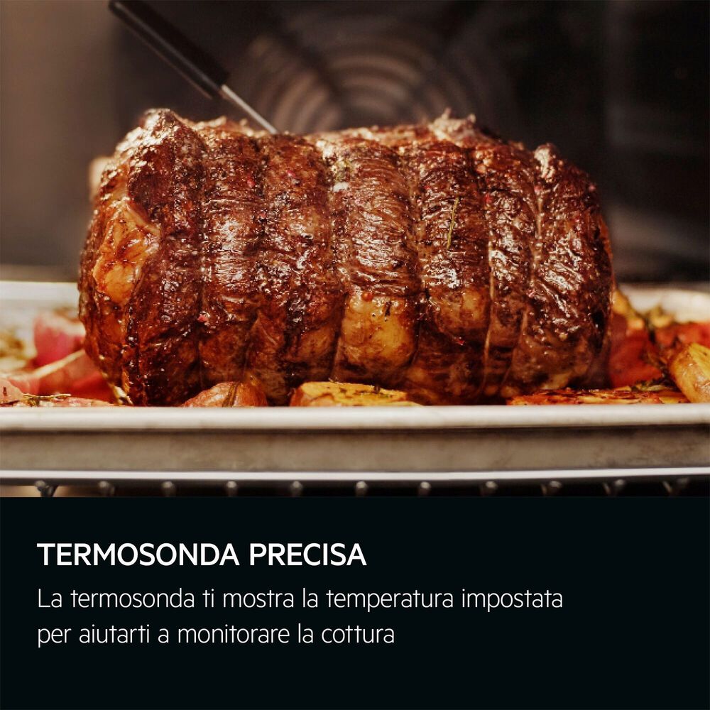 TR7PB731ST FORNO INCASSO Capacit&agrave; 72 l, dimensoni: L 59,6 cm-A 59,4 cm-P 56,7 cm, Matt Black, classe A++  - PRMG GRADING ROAN - 5%, image number 3