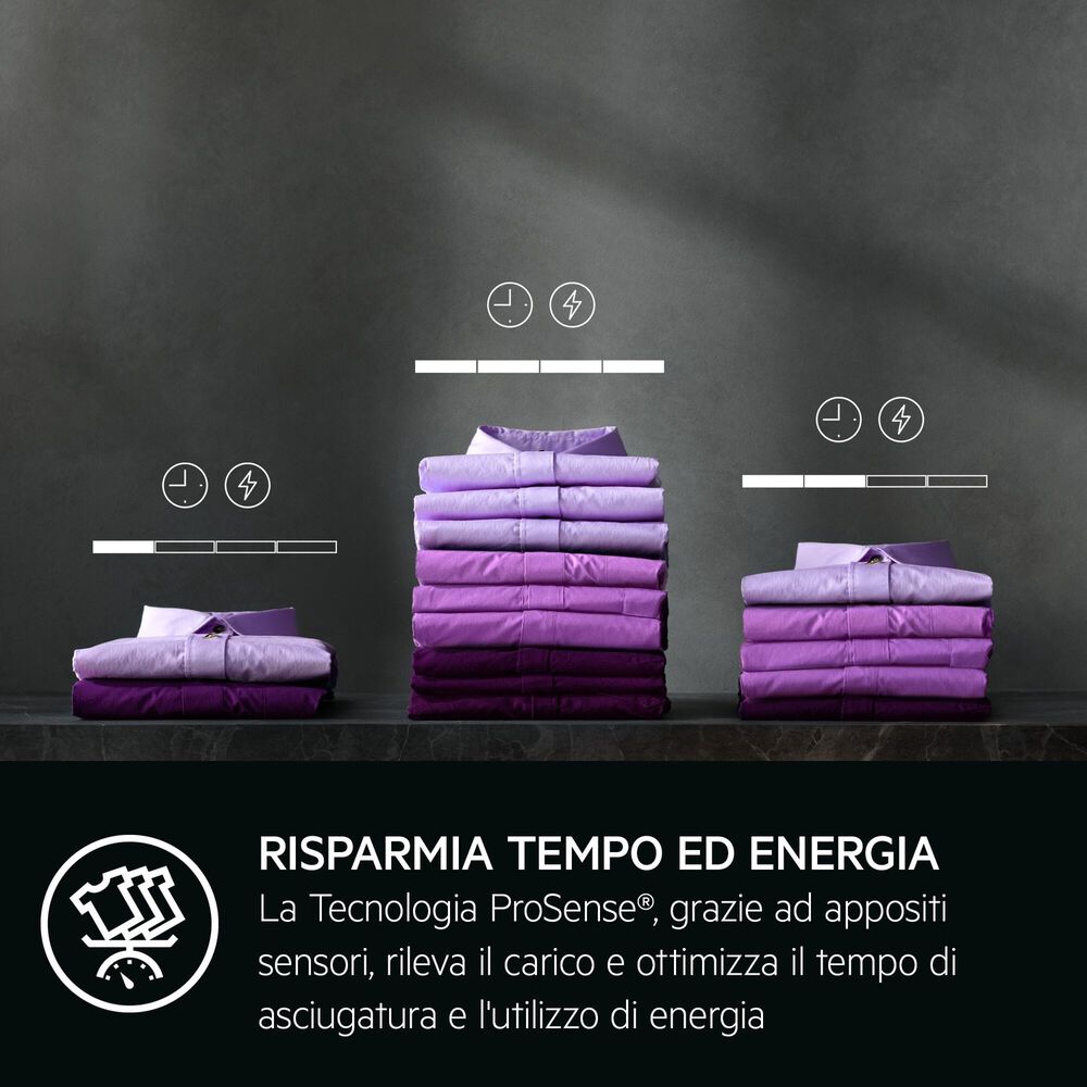 Asciugatrice AEG TR7HG8C, a pompa di calore, 8 kg, profondit&agrave; 63,8 cm,&nbsp; funzione refresh MixDry,&nbsp; Eco, Stiro facile, Classe C - PRMG GRADING RKBN - 15%, image number 3
