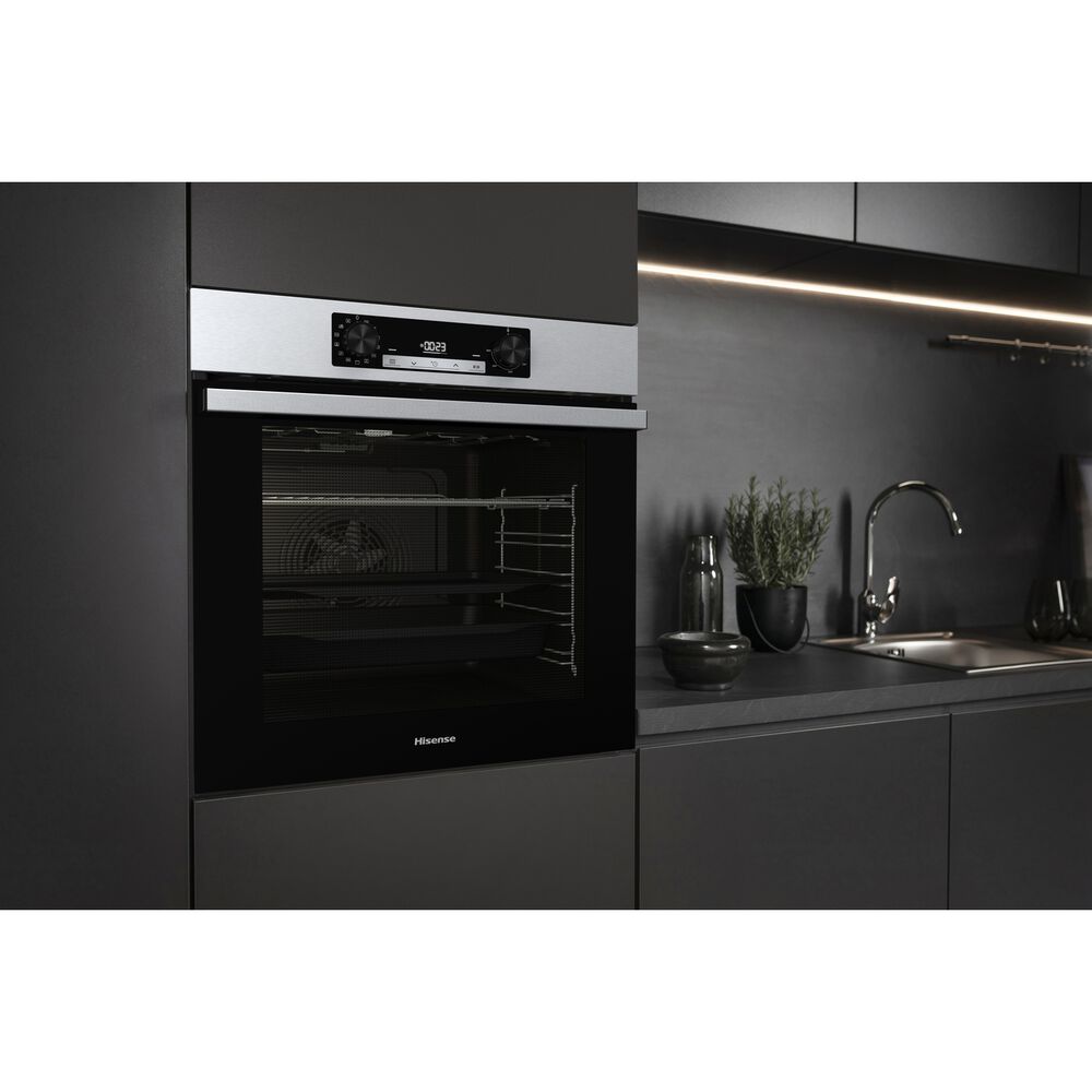 HISENSE BSA65211CX FORNO INCASSO Capacit&agrave; 77 l, dimensoni: L 59,5 cm-A 59,5 cm-P 56,4 cm, Inox, classe A - PRMG GRADING ROBN - 10%, image number 8