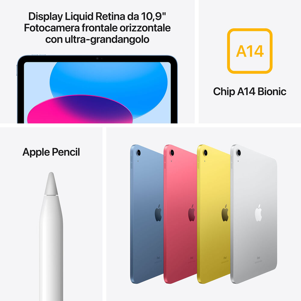 iPad 10.9'' (10ª generazione) Wi-Fi 64GB Blu, image number 6