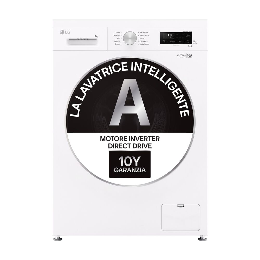 F4NX1009NWB Serie X1 LAVATRICE, Caricamento frontale, 9 kg, 10 programmi, Profondit&agrave; 55 cm, Giri 1400 rpm, Ivory White , livello rumorosit&agrave; centrifuga 75 dB(A), Classe A  - PRMG GRADING ROAN - 5%, image number 1