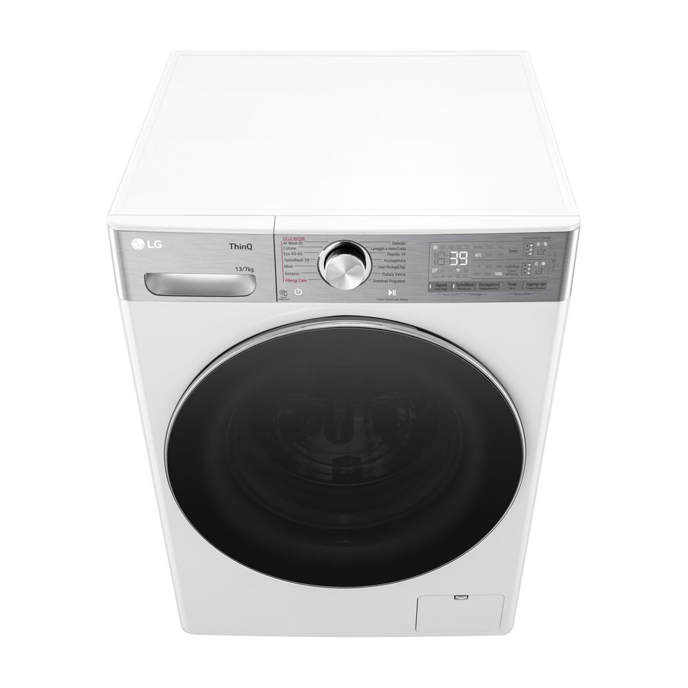D4R9513TPWC AI DD LAVASCIUGA, Caricamento frontale, capacit&agrave; lavaggio 13 kg, capacit&agrave; asciugatura 7 kg, 14 programmi, Profondit&agrave; 61,5 cm, Giri 1400 rpm, White, Classe D - PRMG GRADING ROBN - 10%, image number 2