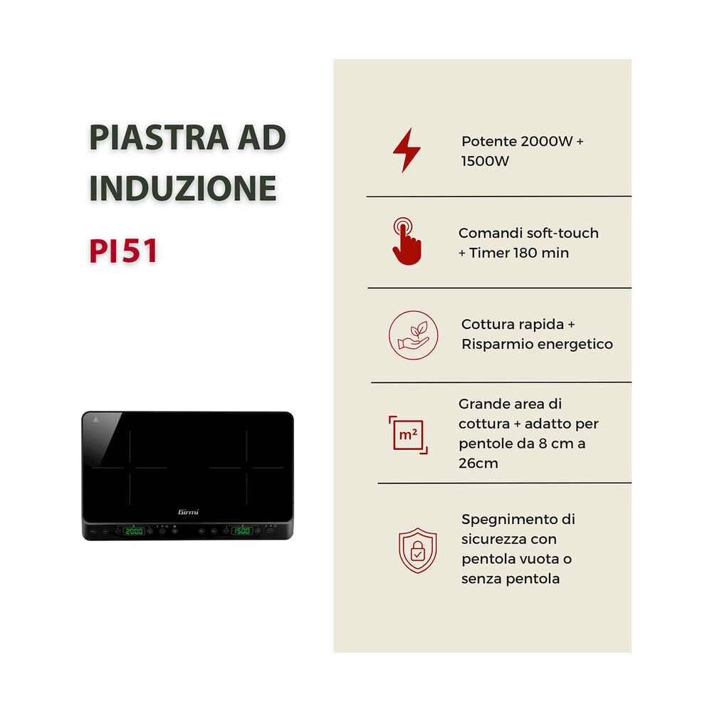 PIASTRA INDUZIONE DOPPIA, image number 3