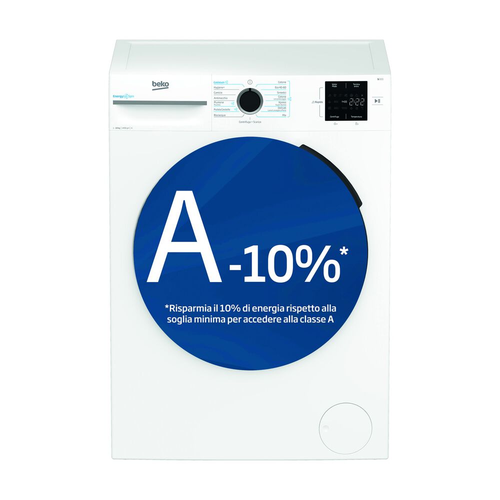 BMWMW10147EB LAVATRICE, Caricamento frontale, 10 kg, 15 programmi, Profondit&agrave; 58 cm, Giri 1400 rpm, BIANCO, livello rumorosit&agrave; centrifuga 72 dB(A), Classe A - PRMG GRADING ROBN - 10%, image number 0