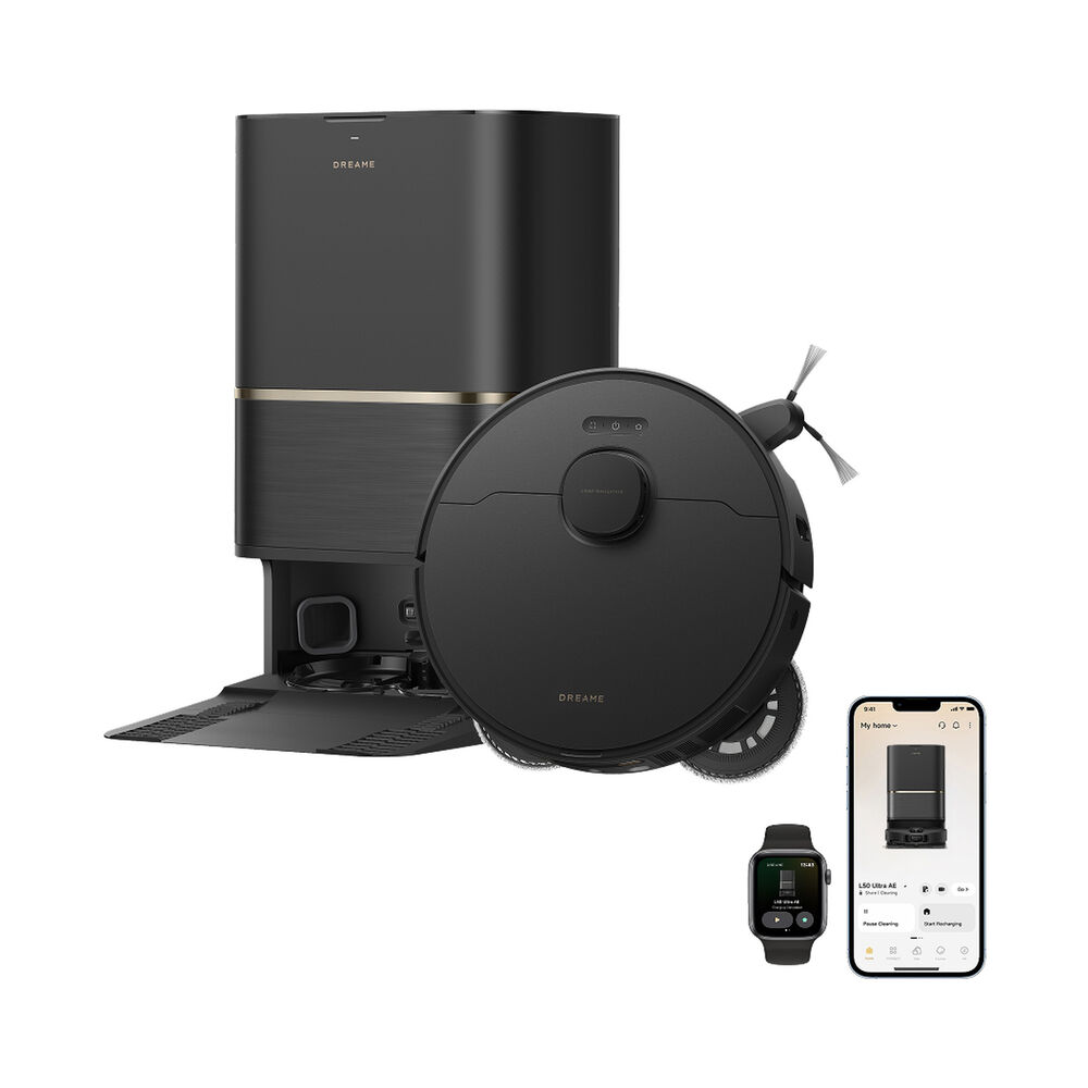 ROBOT ASPIRAPOLVERE L50VIM Ultra AE , Potenza 600 W, Lavapavimenti, Autonomia fino a 260 min, Sensore di superficie, Spazzola laterale, Base di carica, Nero - PRMG GRADING OOBN - 10%, image number 1