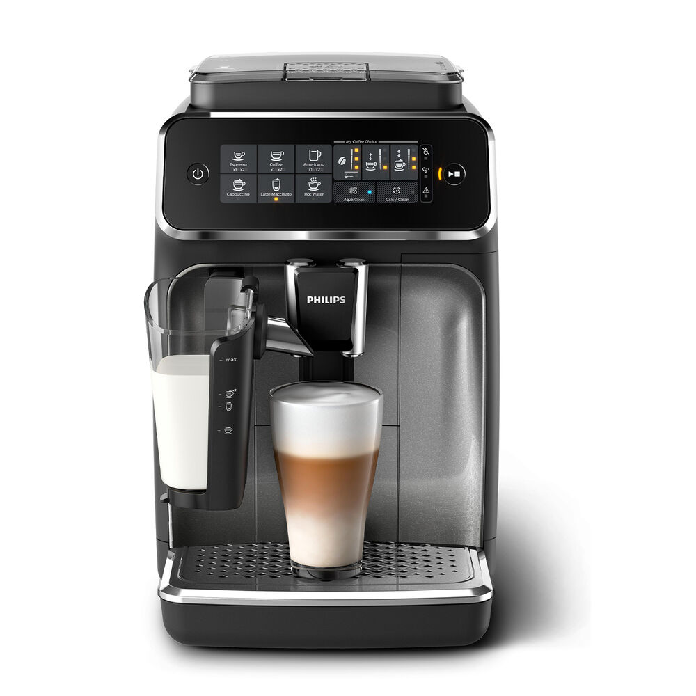 Series 3200 LatteGo EP3246/70 MACCHINA CAFFÉ AUTOMATICA, Nero, Argento, image number 12