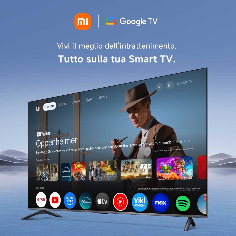 XIAOMI A55 PRO, Smart TV 55", LCD 4K QLED, Dolby Audio, Google TV, Netflix,&nbsp; 120 Hz, Cornice Ultrasottile - PRMG GRADING OOBN - 10%, image number 8