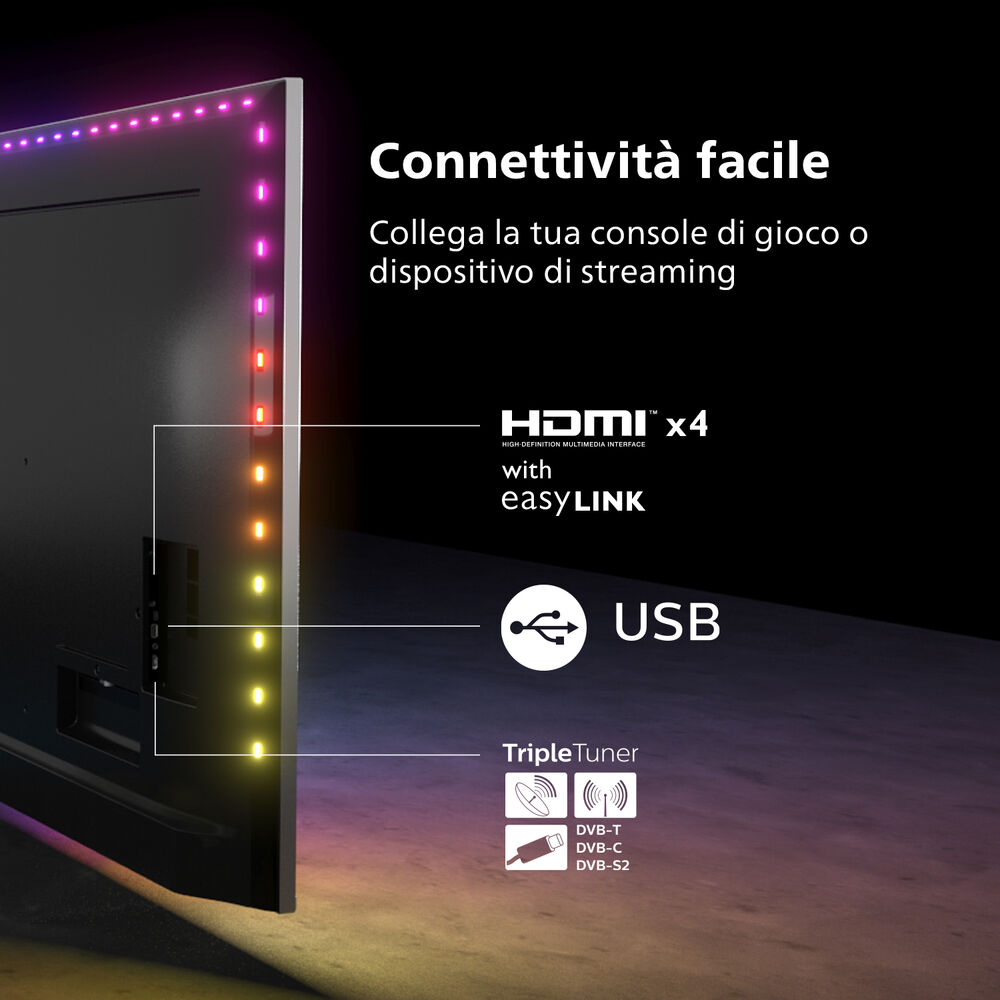 43PUS8857/12 TV LED, 43 pollici, UHD 4K, No, image number 2