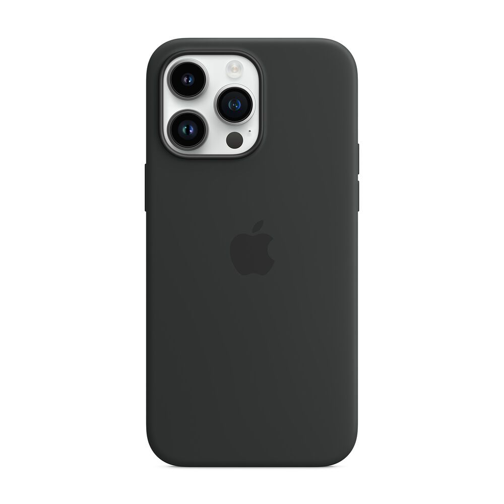 Custodia MagSafe in silicone per iPhone 14 Pro Max - Mezzanotte, image number 2