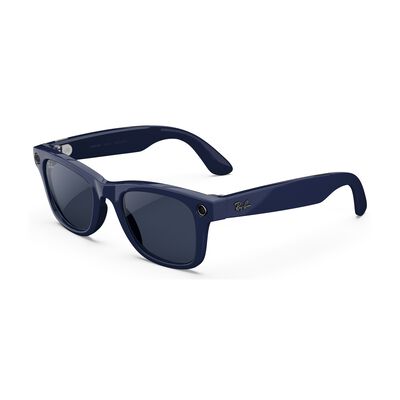 Ray-Ban | Meta Wayfarer larga (Gen 2)-Cosmic blue lucido, Lenti zaffiro Transitions&reg; - PRMG GRADING OOBN - 10%