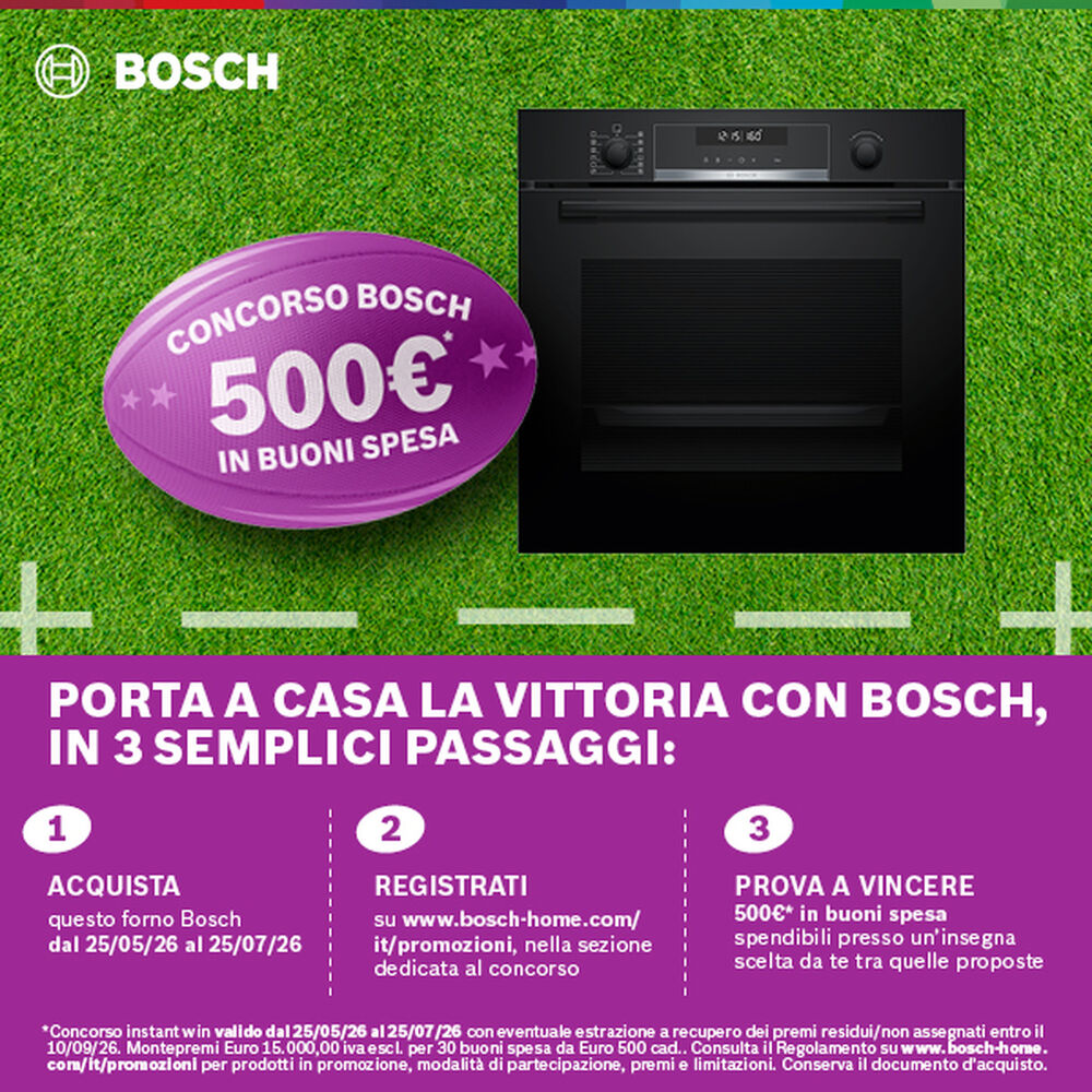 BOSCH HBG578BB3 FORNO INCASSO Capacit&agrave; 71 l, dimensoni: L 59,4 cm-A 59,5 cm-P 54,8 cm, Nero, classe A+ - PRMG GRADING ROBN - 10%, image number 1