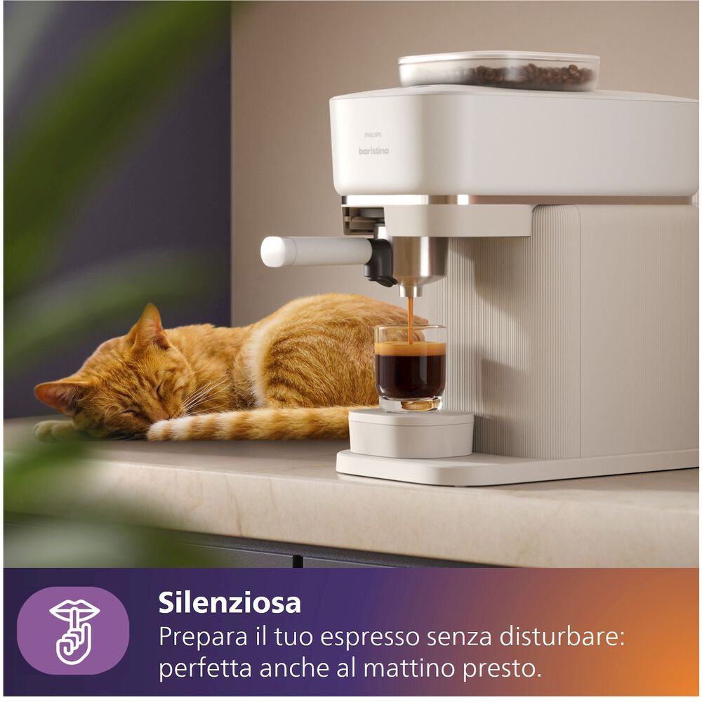 PHILIPS Baristina BAR303/00, Pressione pompa 16 bar, Potenza 1550 W - PRMG GRADING OOBN - 10%, image number 6