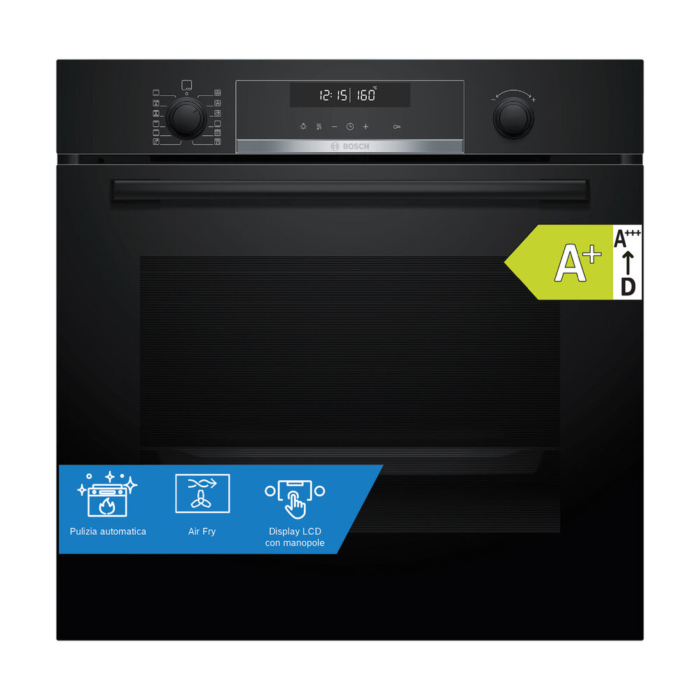 BOSCH HBG578BB3 FORNO INCASSO Capacit&agrave; 71 l, dimensoni: L 59,4 cm-A 59,5 cm-P 54,8 cm, Nero, classe A+ - PRMG GRADING ROBN - 10%, image number 2