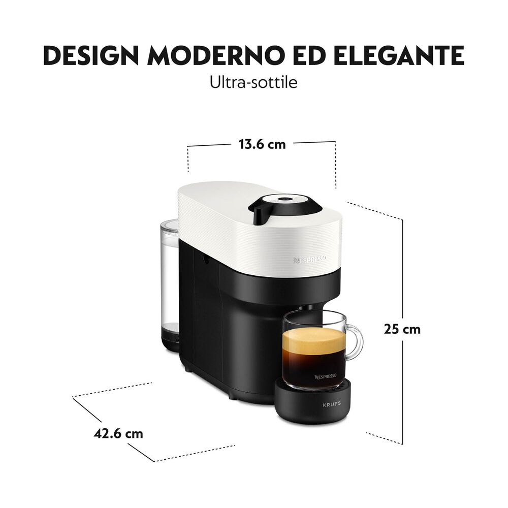 Vertuo Pop XN9201K MACCHINA CAFF&Egrave; CAPSULE, Coconut White, image number 2