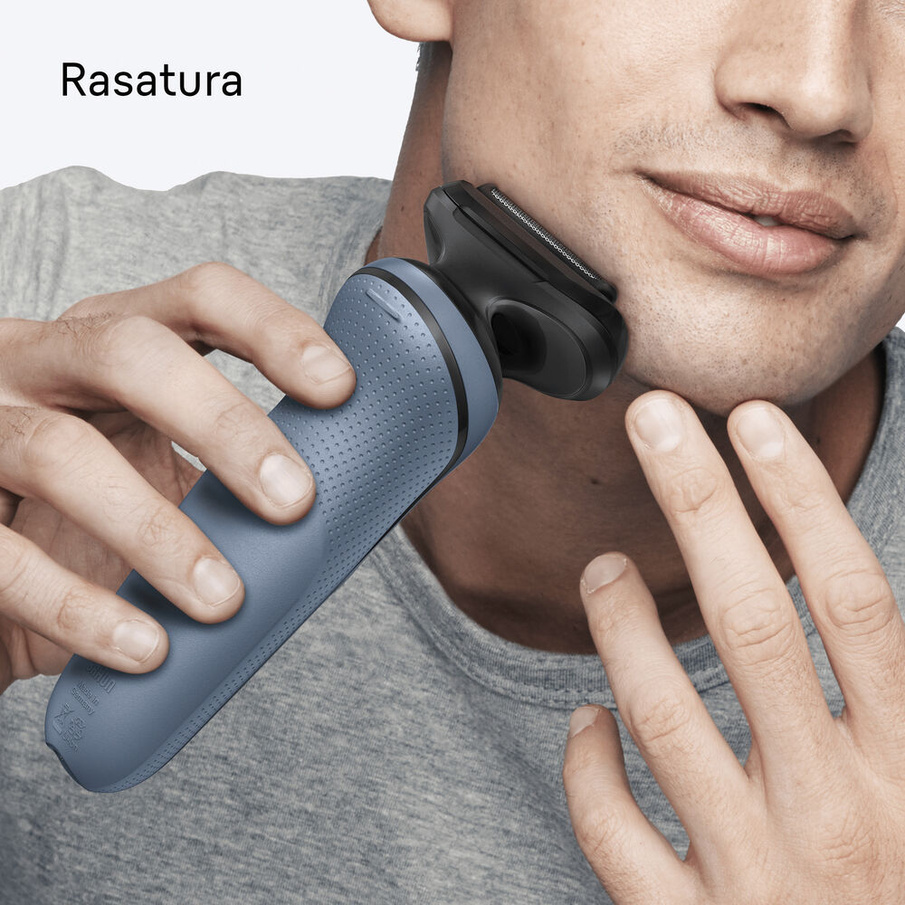Rasoio elettrico barba Series 5 52-A1000S, 3 lame flessibili, 2 modalit&agrave; di rasatura: standard e turbo, con tecnologia senso adapt - PRMG GRADING OOBN - 10%, image number 5