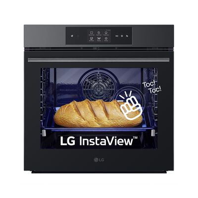 WSED7665B InstaView FORNO INCASSO Capacit&agrave; 76 l, dimensoni: L 59,2 cm-A 59,4 cm-P 56,9 cm, Black Steel, classe A++ - PRMG GRADING ROBN - 10%