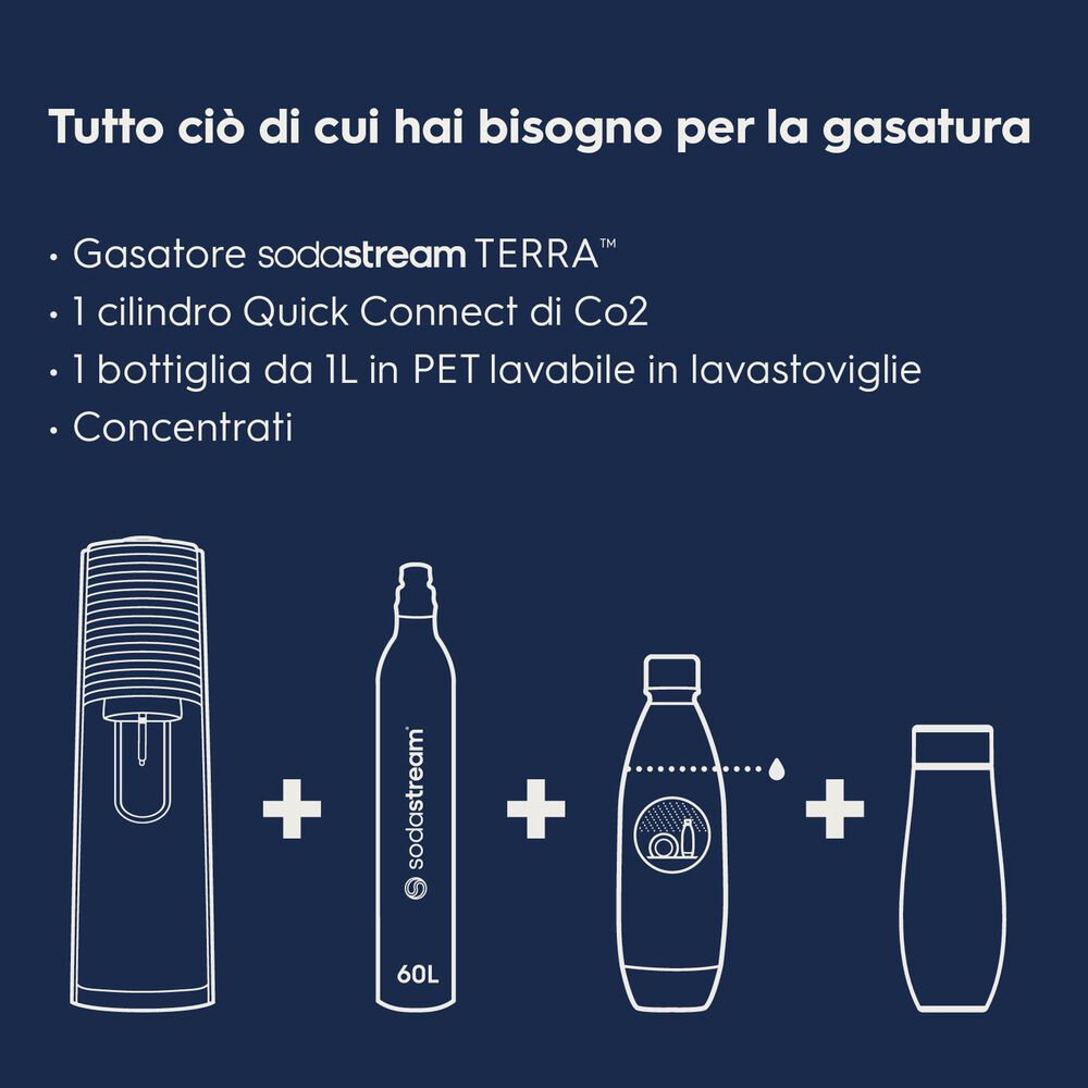 GASATORE SODASTREAM TERRA WHITE, image number 2
