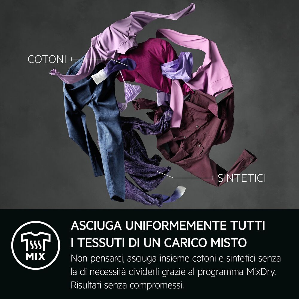 Asciugatrice AEG TR8HH9B, a pompa di calore, 9 Kg, profondit&agrave; 63,6 cm, programma Hygiene, Sistema filtrante: Easy Flow, Classe B - PRMG GRADING ROBN - 10%, image number 8