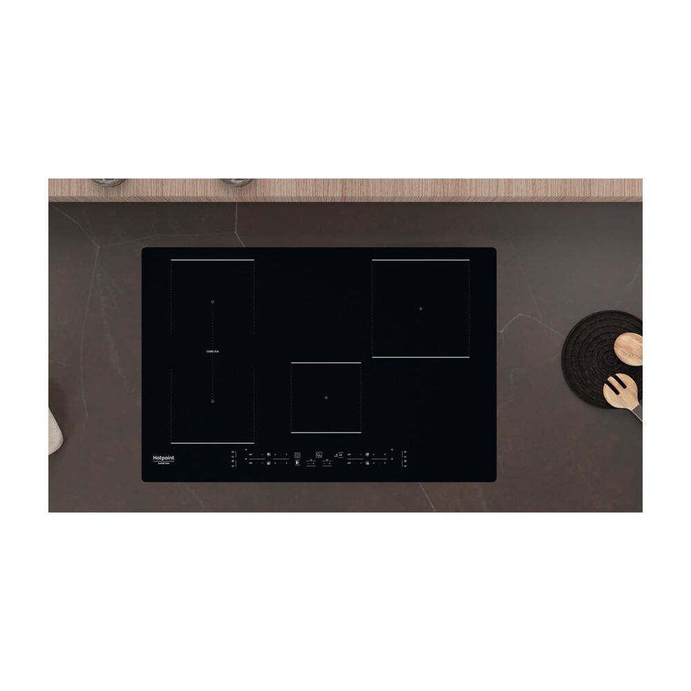  PIANO COTTURA HOTPOINT HB 0577B NE, zone cottura 4, image number 5