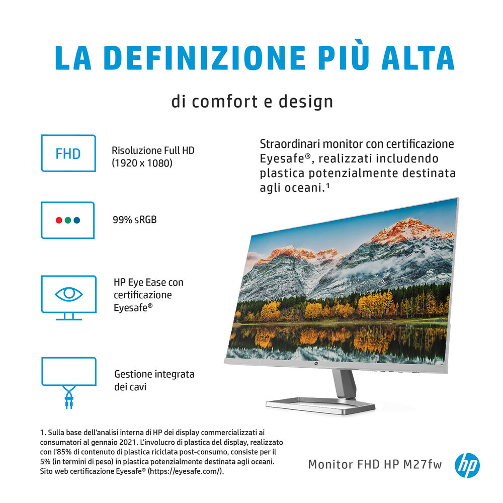 MONITOR FHD M27FW MONITOR, 27 pollici, Full-HD, 1920 x 1080 Pixel, image number 1