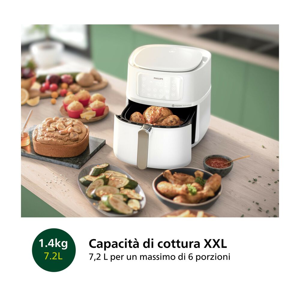 Airfryer Serie 5000 da 7.2L HD9285/00, image number 4