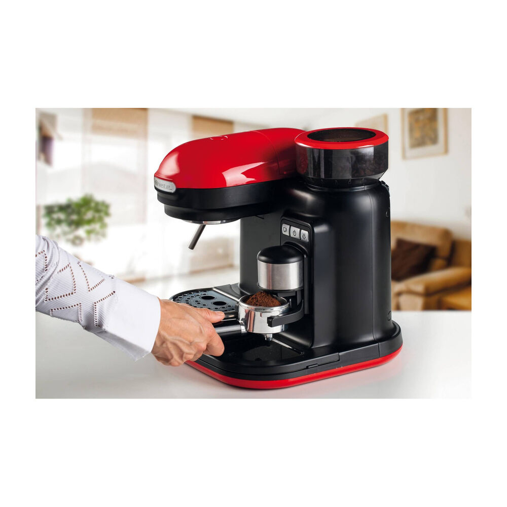 M/CAFFE' ESPRESSO ARIETE CAFFE'ESPRESSO CON MACINA, 1080 W, ROSSA/NERA, image number 2