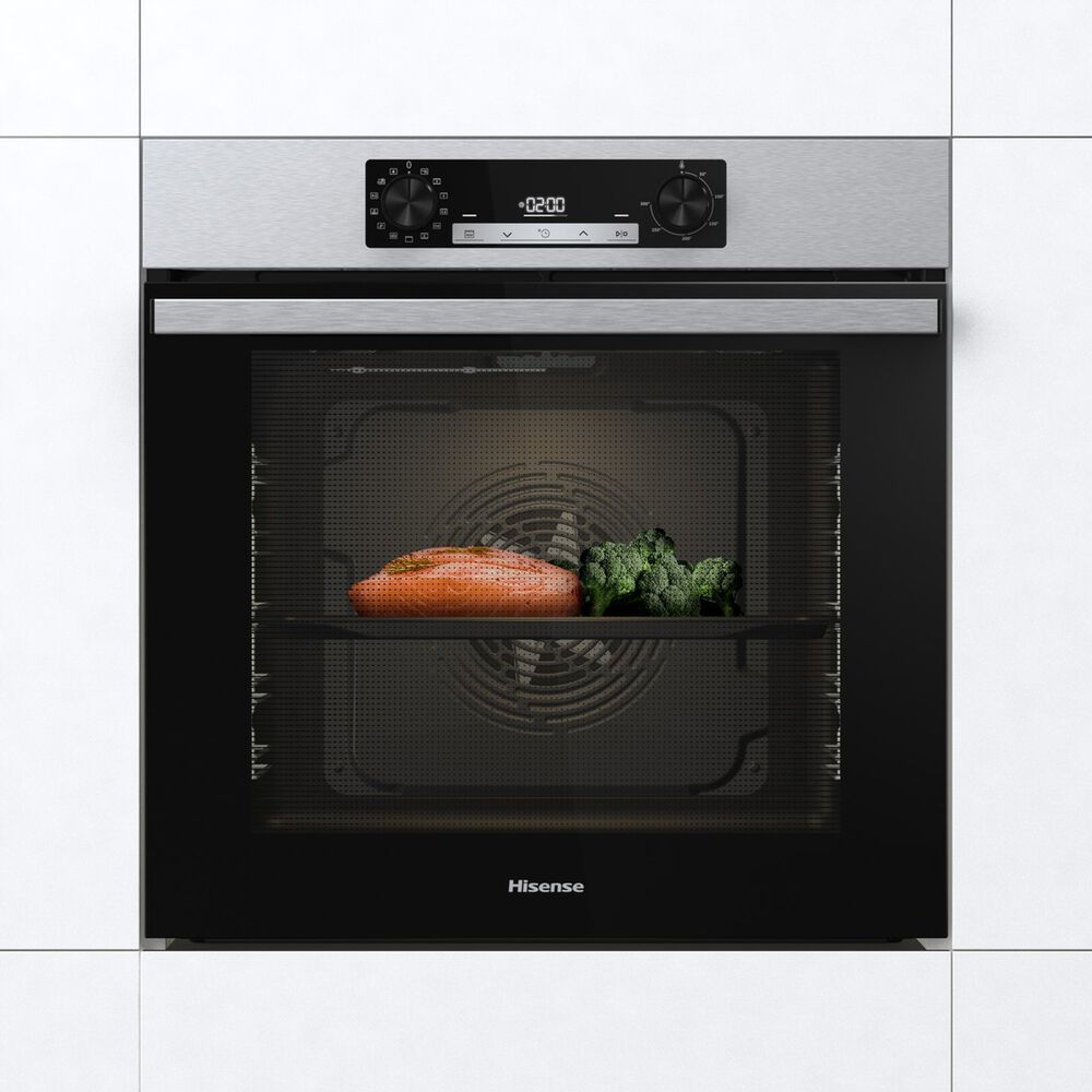 HISENSE BSA65211CX FORNO INCASSO Capacit&agrave; 77 l, dimensoni: L 59,5 cm-A 59,5 cm-P 56,4 cm, Inox, classe A - PRMG GRADING ROBN - 10%, image number 6