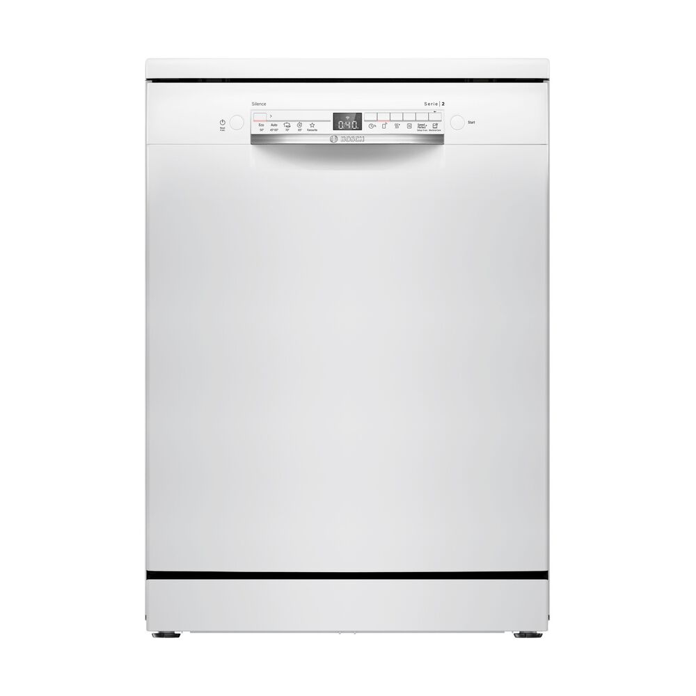 LAVASTOVIGLIE Libera installazione (FS) BOSCH SMS2HTW06E, Programmi 5, Dimensioni: L 60 cm, A 84,5 cm, P 60 cm, Rumorosit&agrave; 46 dB(A), Consumo di acqua 9 l, Bianco, Classe C - PRMG GRADING ROBN - 10%, image number 0