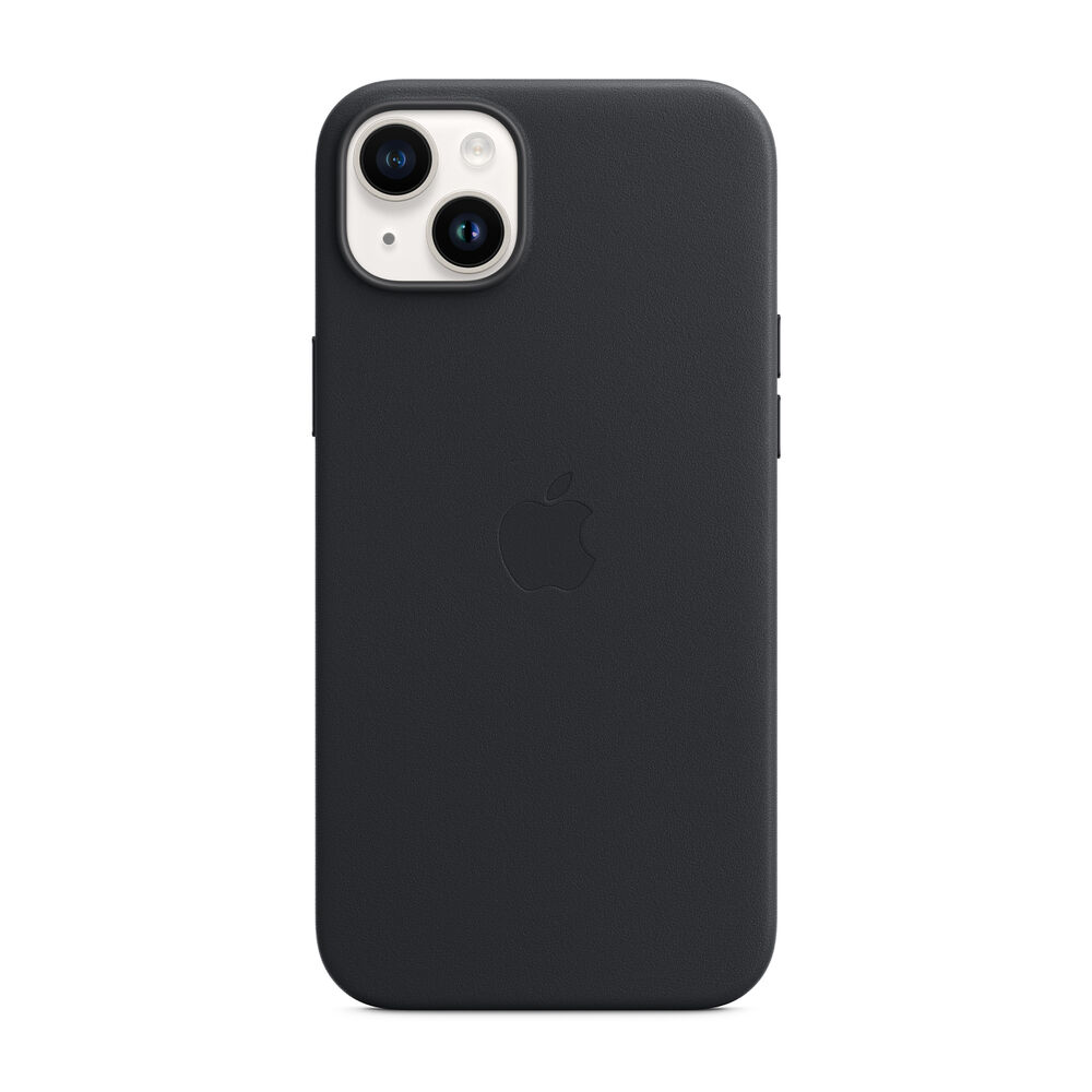 Custodia MagSafe in pelle per iPhone 14 Plus - Mezzanotte, image number 3