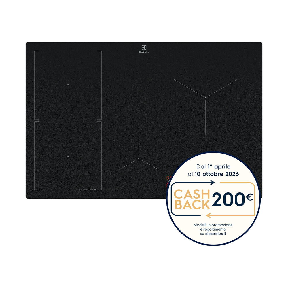 KIS82453IZ PIANO COTTURA A INDUZIONE, 4 zone di cottura, dimensioni: L 77 cm, P 51 cm, piano in Vetroceramica, Nero - PRMG GRADING ROBN - 10%, image number 1