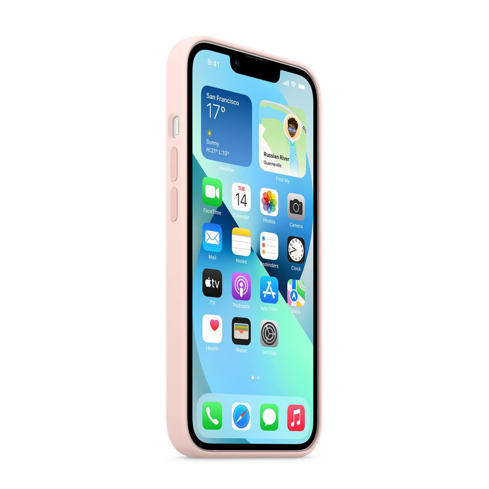 Custodia MagSafe in silicone per iPhone 13 - Rosa creta, image number 1