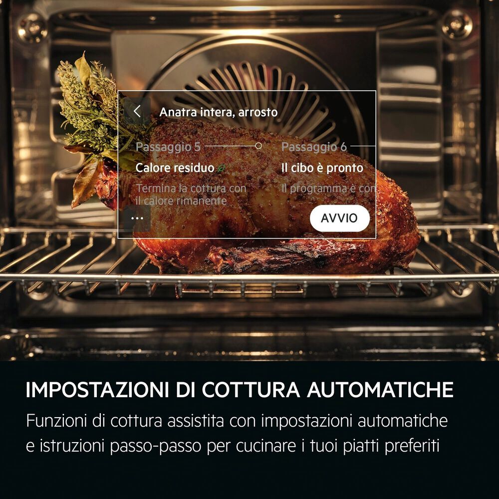 TR7PB731ST FORNO INCASSO Capacit&agrave; 72 l, dimensoni: L 59,6 cm-A 59,4 cm-P 56,7 cm, Matt Black, classe A++  - PRMG GRADING ROAN - 5%, image number 4
