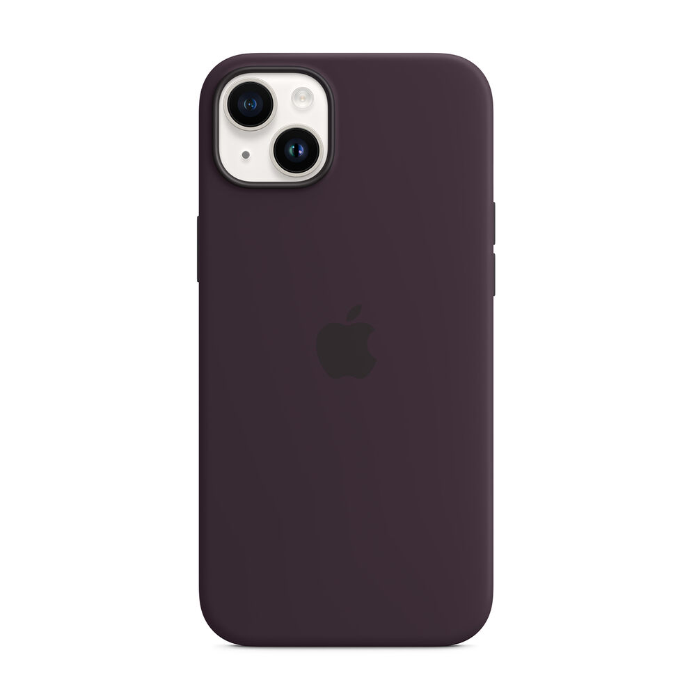 Custodia MagSafe in silicone per iPhone 14 Plus - Viola sambuco, image number 3