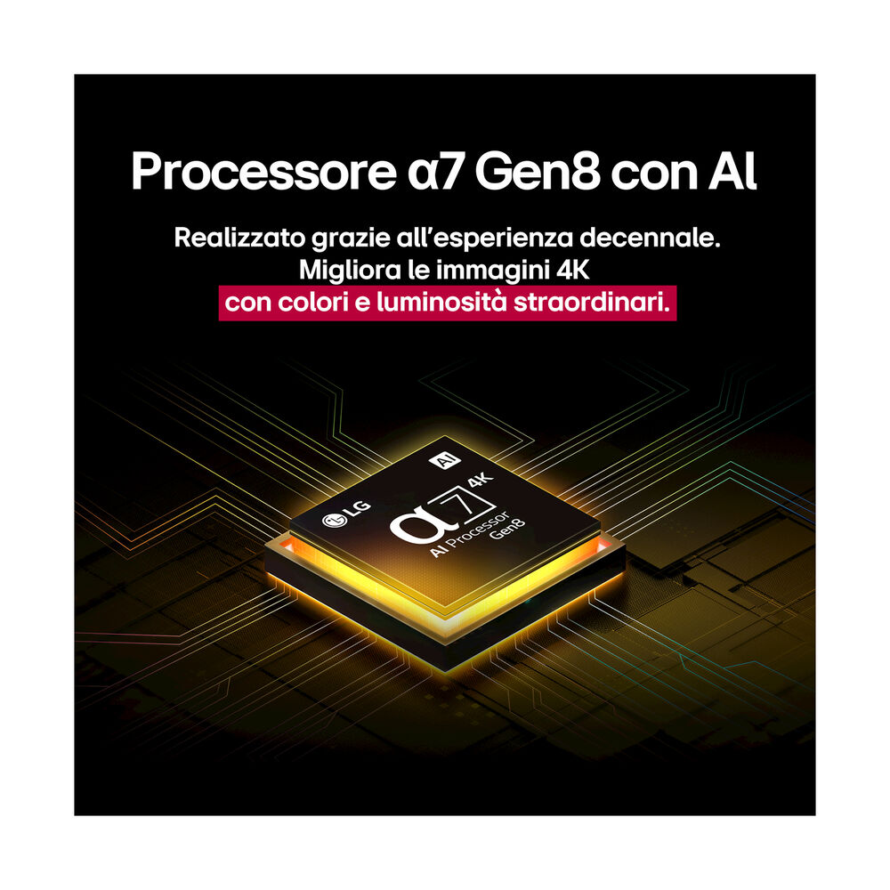 QNED AI 75QNED80A6A TV QNED, SMART TV, 75 ", QNED, Processore a7 Gen8 4K con AI, Charcoal Black, Classe D - PRMG GRADING OOBN - 10%, image number 17