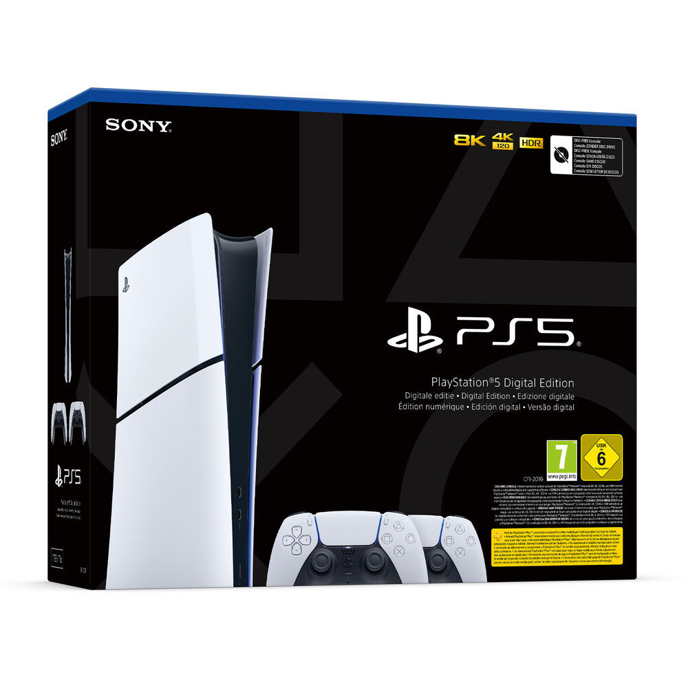 PS5 Slim Dig. + DualSense, image number 1