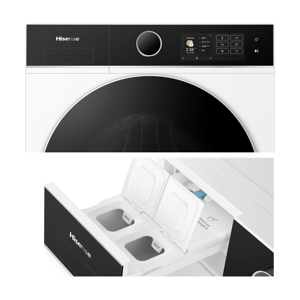 WF5I1045BWQ LAVATRICE, Caricamento frontale, 10,5 kg, 18 programmi, Profondit&agrave; 55 cm, Giri 1400 rpm, Bianco, livello rumorosit&agrave; centrifuga 72 dB(A), Classe A - PRMG GRADING ROBN - 10%, image number 22