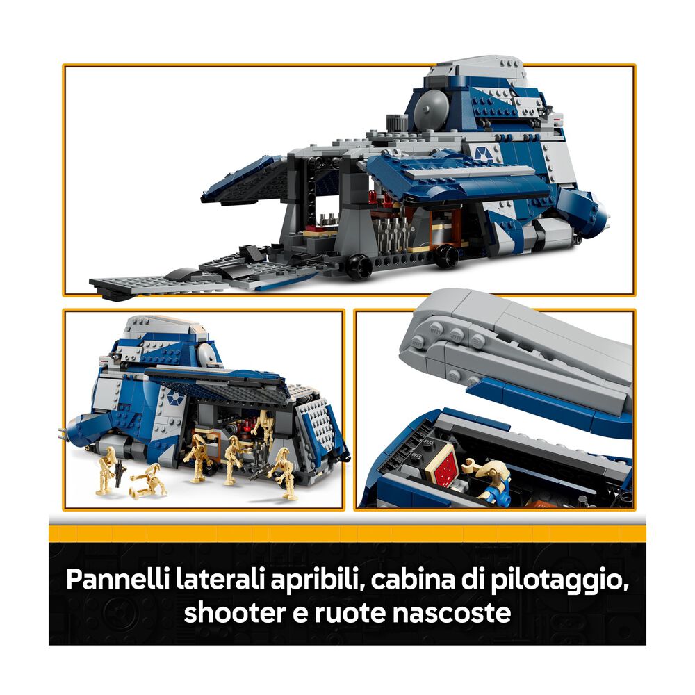COSTRUZIONI LEGO Star Wars&trade; MTT&trade; separatista Battaglia di Felucia-75435 - PRMG GRADING OOCN - 15%, image number 10