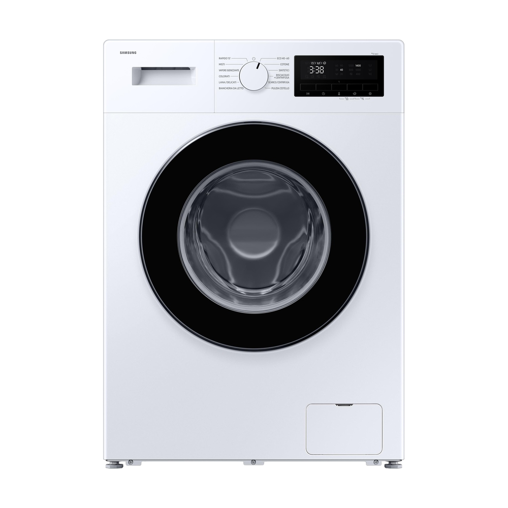 SAMSUNG WW80FG3M05AWET LAVATRICE SLIM, Caricamento frontale, 8 kg, 13 programmi, Profondit&agrave; 48 cm, Giri 1400 rpm, Bianco, livello rumorosit&agrave; centrifuga 76 dB(A), Classe A - PRMG GRADING ROCN - 14.99%, image number 0