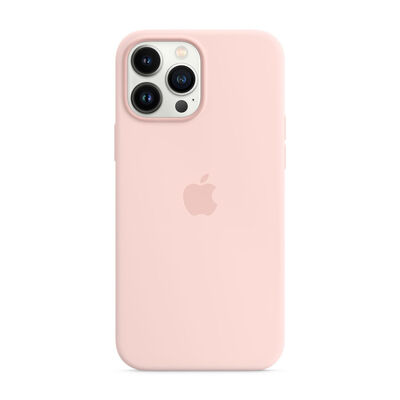 Custodia MagSafe in silicone per iPhone 13 Pro Max - Rosa creta