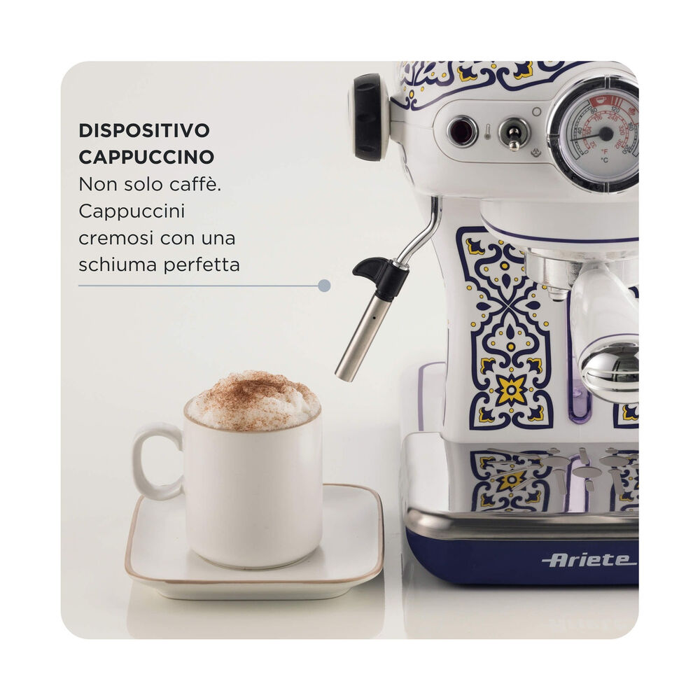 MACCHINA CAFF&Egrave; ESPRESSO ESPRESSO CAPRI, Compatibile con Macinato e Cialde, Pressione pompa 15 bar, Potenza 850 W, Serbatoio acqua 0,9 l, MULTICOLORE - PRMG GRADING OOBN - 10%, image number 3