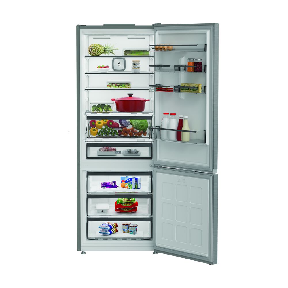 FRIGORIFERO COMBINATO WHIRLPOOL WHK2 6494 X6E, Capacit&agrave; netta totale 490 l, Rumorosit&agrave;: 35 dB(A), LAN wireless, 4 ripiani, Dimensioni: L 70 cm A 192 cm P 74,5 cm, Acciaio Inox, Classe C - PRMG GRADING ROBN - 10%, image number 1