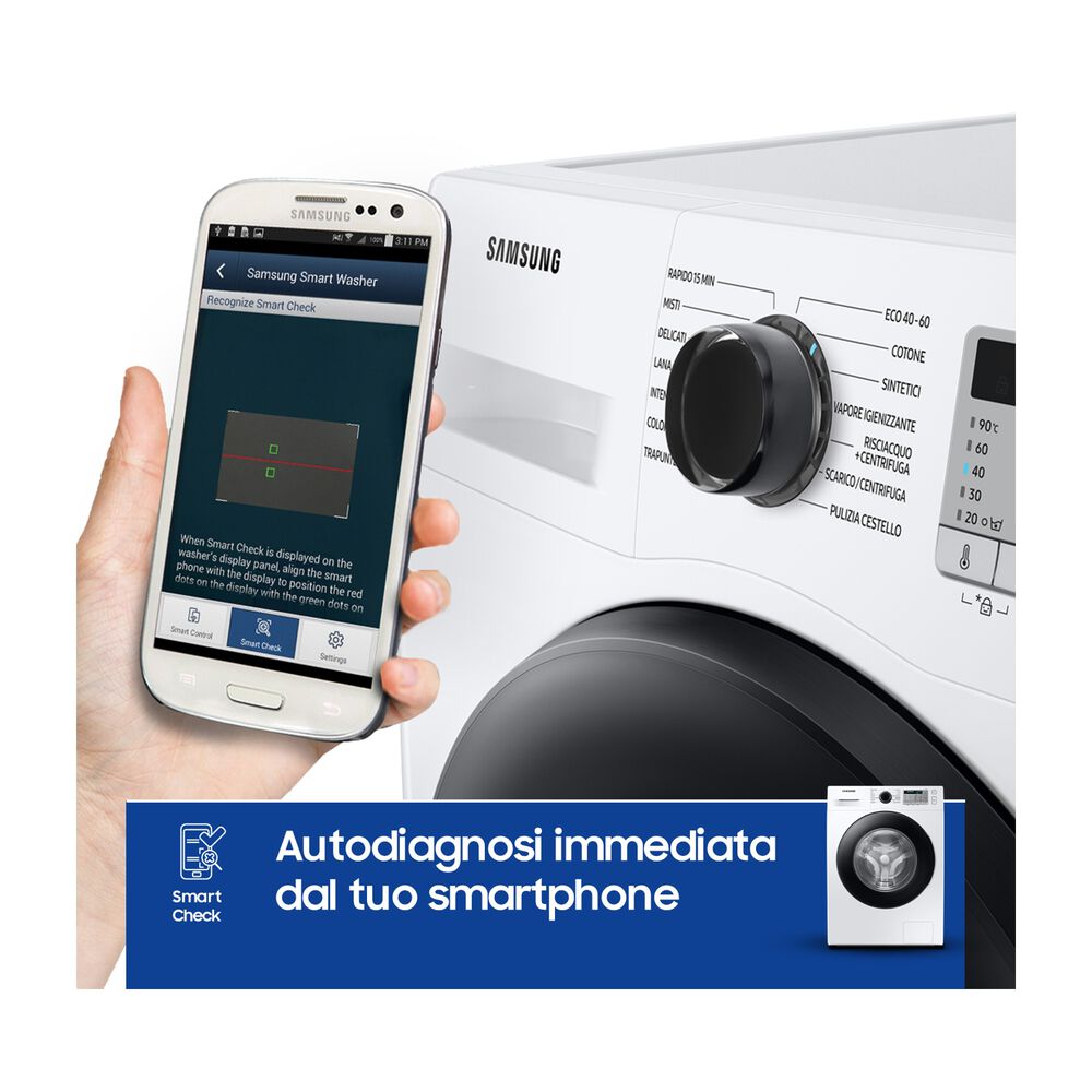 WW90TA046AH/ET LAVATRICE, Caricamento frontale, 9 kg, 55 cm, Classe A, image number 6