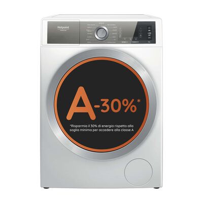 H7 99 GPOWER IT LAVATRICE, Caricamento frontale, 9 kg, 15 programmi, Profondit&agrave; 64,3 cm, Giri 1400 rpm, Bianco, livello rumorosit&agrave; centrifuga 72 dB(A), Classe A - PRMG GRADING ROBN - 10%
