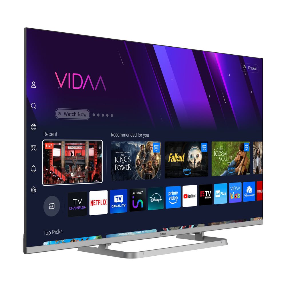 SABA SA43KM10VDA TV LED, SMART TV, 43 ", LED, Processore CA55 x 4@1.2Ghz, Light Gray, Classe G - PRMG GRADING OOBN - 10%, image number 1