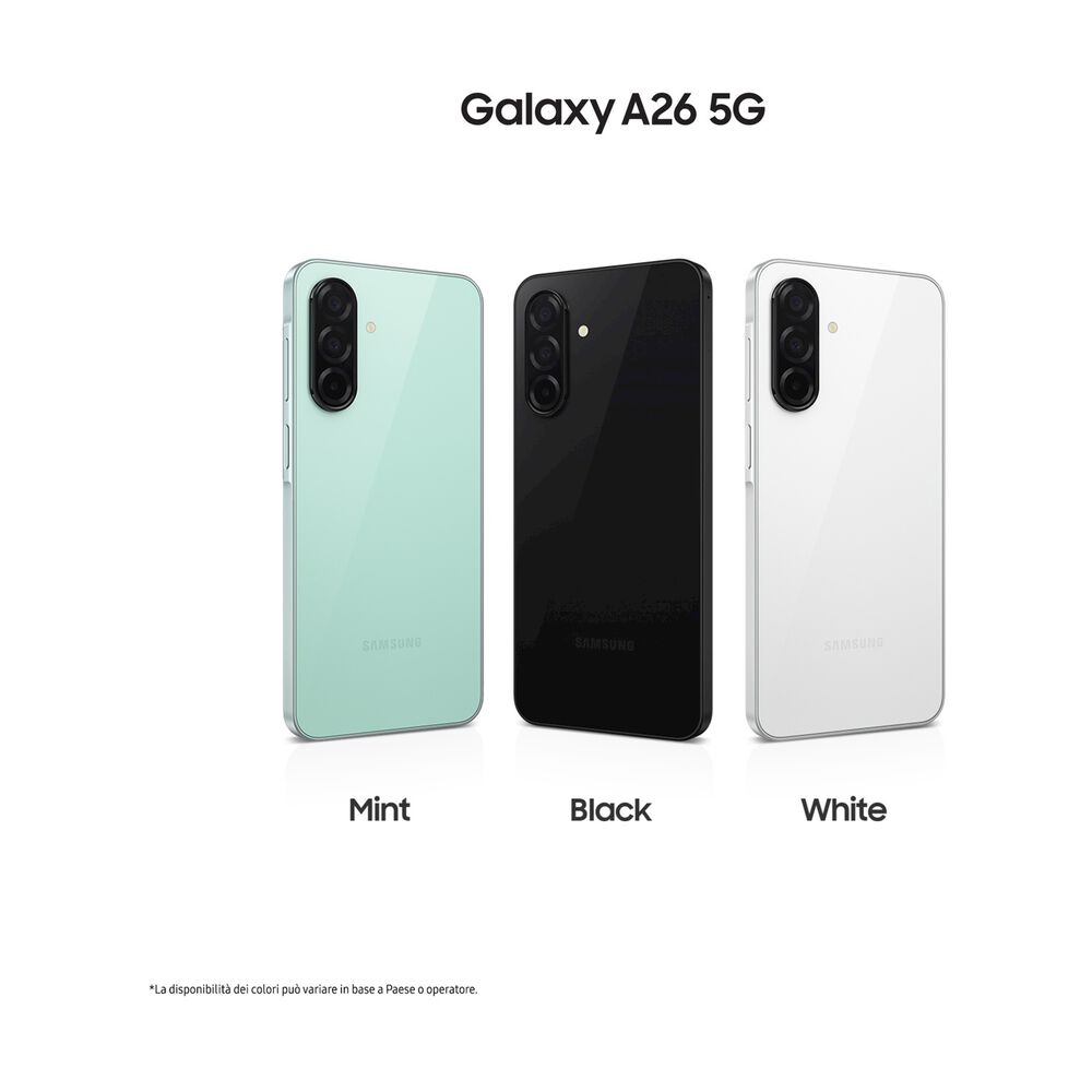 SAMSUNG Galaxy A26 5G 128GB, 128 GB, White - PRMG GRADING OOBN - 10%, image number 1