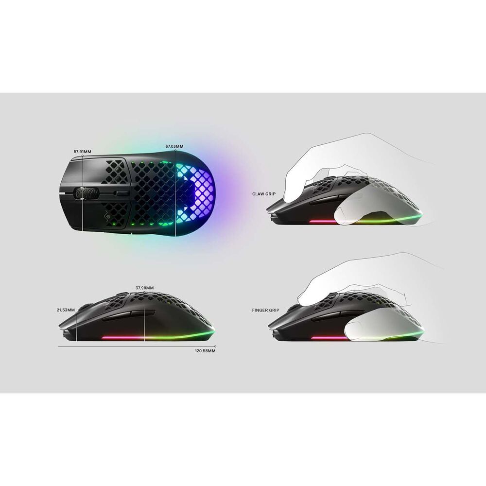 Aerox 3 Wireless Onyx, image number 4