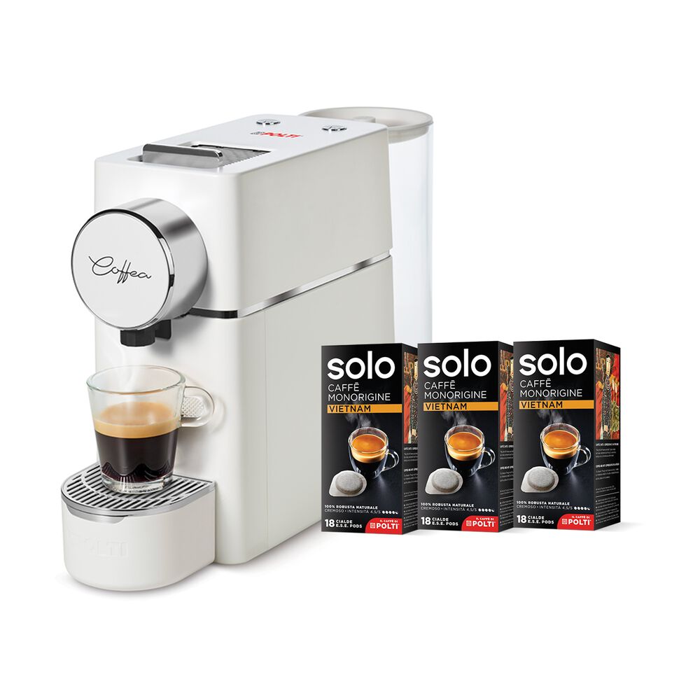MACCHINA CAFF&Egrave; CIALDE POLTI Coffea S18W + 54 Cialde - PRMG GRADING OOCN - 14.99%, image number 0