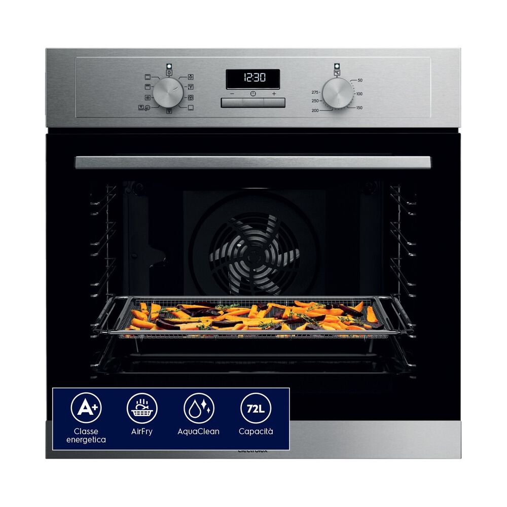 EOM3H04X FORNO INCASSO Capacit&agrave; 72 l, dimensoni: L 59,4 cm-A 58,9 cm-P 56,8 cm, inox, classe A+ - PRMG GRADING ROBN - 10%, image number 0