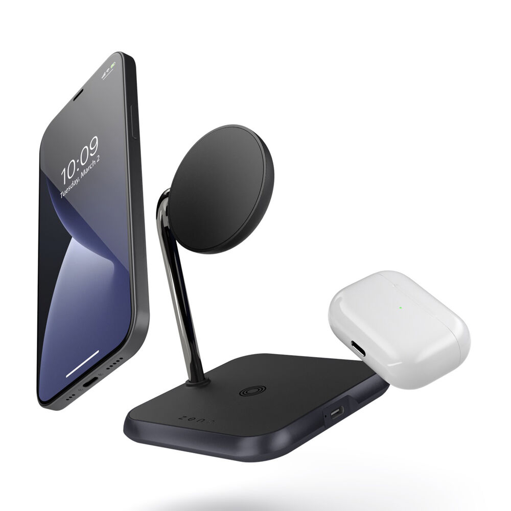 CARICATORE WIRELESS ZENS 3 IN 1 WIRELESS CHARGER, image number 0